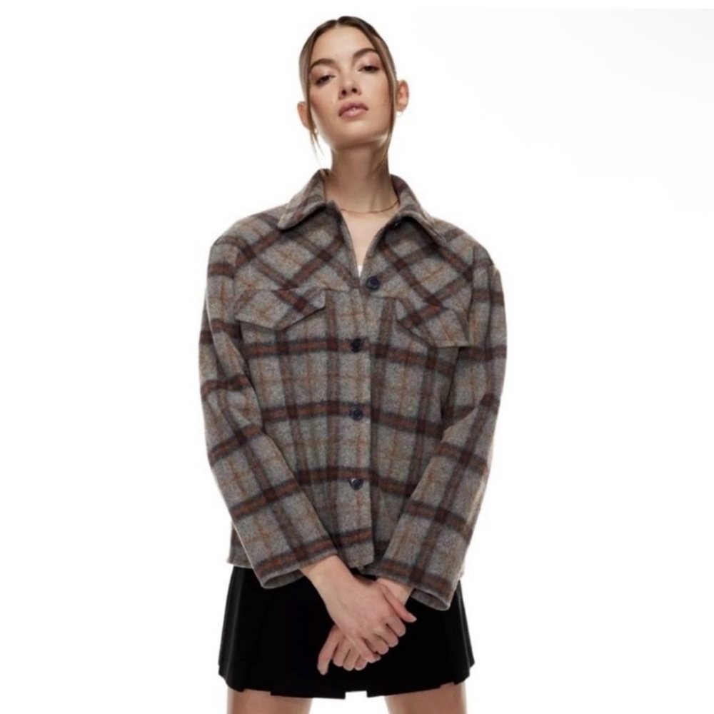 BNWT Aritzia -Sunday Best Plaid Coat